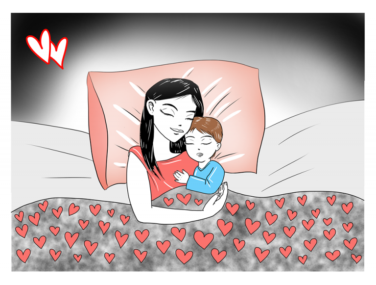 Il letto: un luogo di incontro e di tenerezze