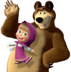 masha e orso in pannolenci